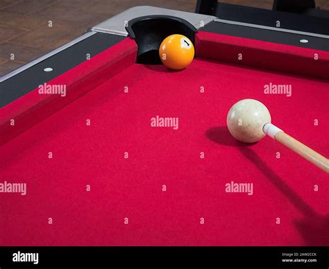 Game Of American Billiards Played On A Billiard Table For Two Persons