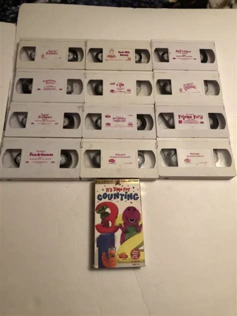 Barney Vhs Lot Of Various Titles Picclick The Best Porn Website