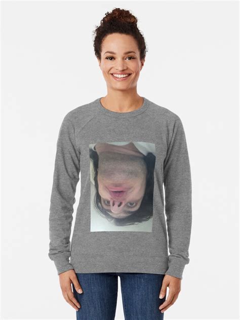 The Ugliest Shirt Ever Staring At You Lightweight Sweatshirt For