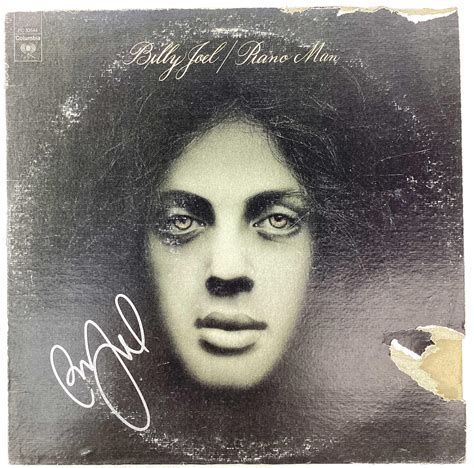 Lot - (3) Signed Billy Joel Album Covers