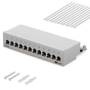 Patchpanel 8 12 16 24 Port Im Sortimet Bei Hb Digital De