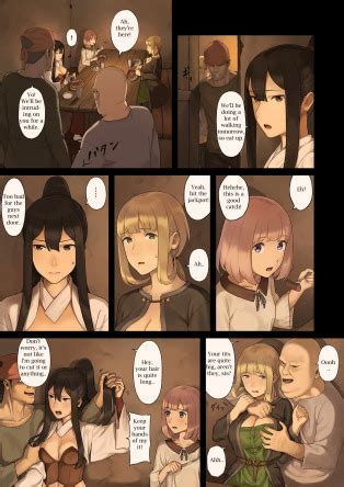 Onna Boukensha Tachi Ga Sabaku No Oasis Ni Tachi Yoru To Luscious Hentai Manga Porn