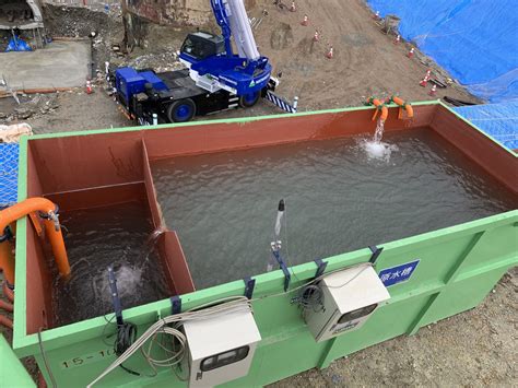 ノッチタンク 20㎥ ｜貯水タンクの取扱製品・レンタル製品｜富士丸産業㈱