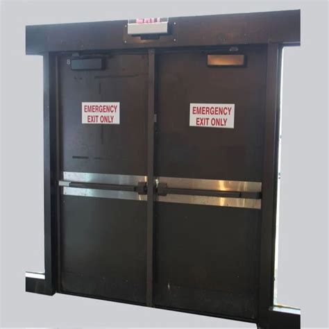 Mild Steel Emergency Exit Double Door Color Coated At Piece In