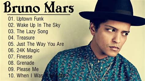 Bruno Mars Top Hits 2020 Bruno Mars Greatest Hits Full Album YouTube