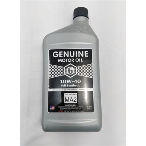 GENUINE Oil - 10w/40 - Synthetic