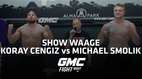 Fightnight Michael Smolik Vs Koray Cengiz I Show Waage Youtube