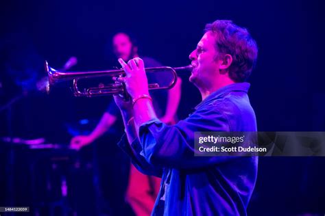 Singer Brad Petering Of Tv Girl Performs Onstage At 2023 Coachella