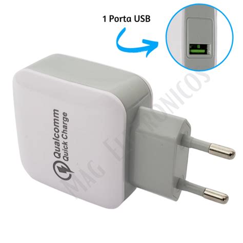 Fonte Carregador De Celular Turbo 15W USB Mag