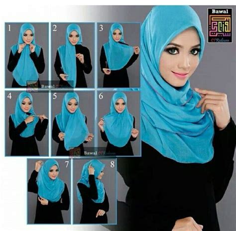 Hijab tutorial | Hijab style tutorial, Hijab, Hijab fashion