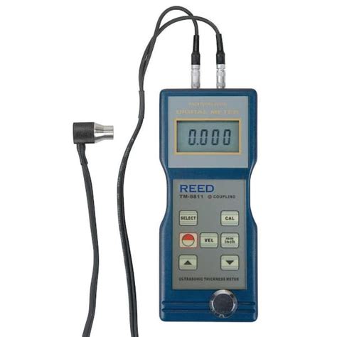 Reed Instruments Ultra Sonic Thickness Gauge Tm The Home Depot