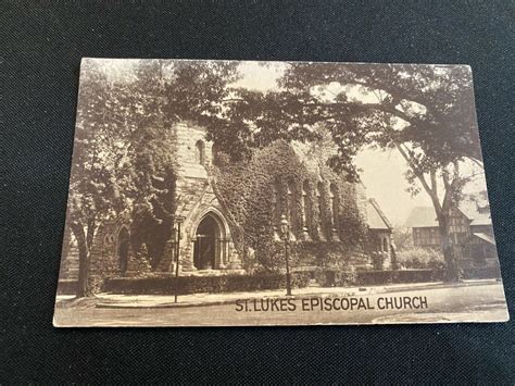 St Lukes Episcopal Church Montclair New Jersey Postcard Circa 1930 Ebay