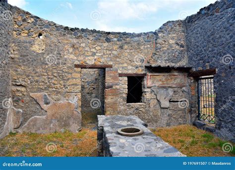 Pompei In Italy Campania Ancient Roman City Destroyed By The