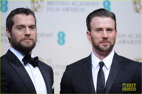 Chris Evans & Henry Cavill Have a Superhero BAFTAs Moment: Photo ...