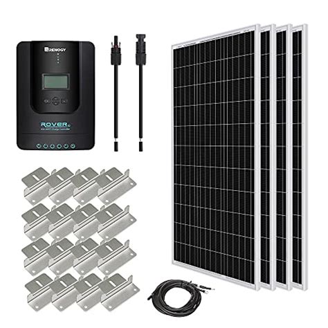 Renogy Watt Volt Monocrystalline Solar Starter Kit With A