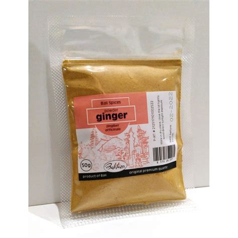 Jual Jahe Bubuk Ginger Powder Gr Shopee Indonesia