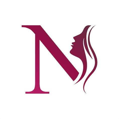 Premium Vector Letter N Beauty Salon Logo Design