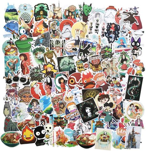 Japanese Anime 10pc Naruto Anime Pvc High Quality Stickers Manga