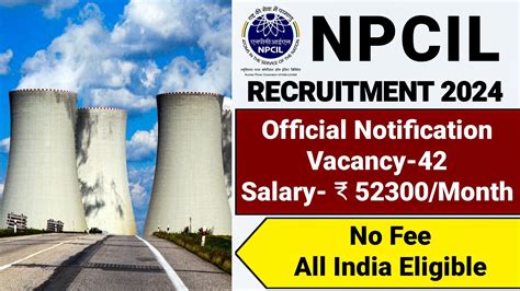 Npcil Psu Recruitment Npcil Vacancy Npcil Notification