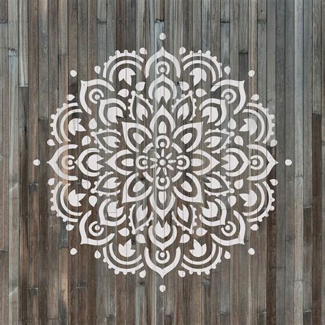 Mandala Template Stencil