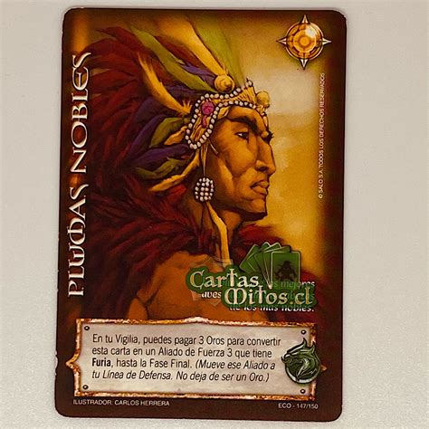 Plumas Nobles Myl Compendium Eco Cartas Mitos