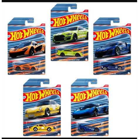 Hot Wheels Exotics Racing Circuit Completed Set Acura NSX Koenigsegg Jesko