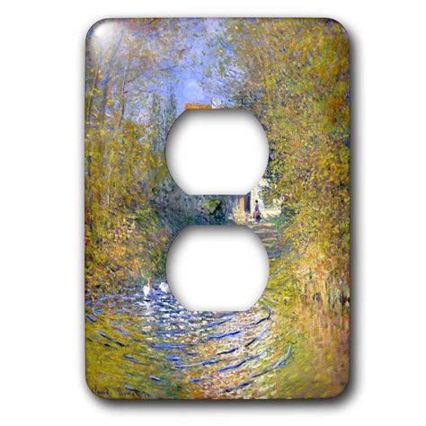 Print Of Monet Painting Geese In The Creek 2 Plug Outlet Cover Lsp