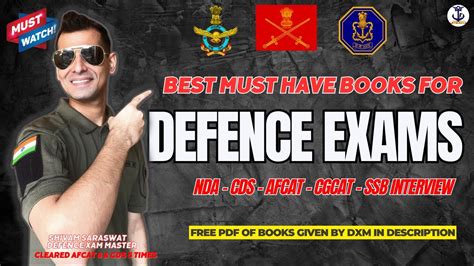 Top Must Have Books To Ace Any Defence Exam Free Lectures Included