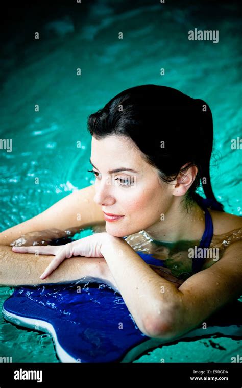 Year Old Woman Bikini Stockfotos Year Old Woman Bikini Bilder