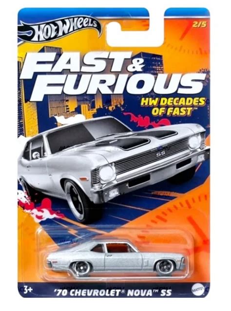 HOT WHEELS FAST AND FURIOUS HW DECADES OF FAST CHEVROLET NOVA SS Cena