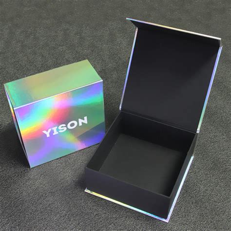 Luxury Hologram Printing T Boxes Custom Holographic Packaging Box