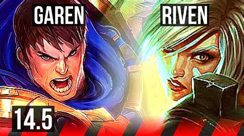 GAREN Vs RIVEN TOP 7 Solo Kills 10 1 0 Legendary EUW Master