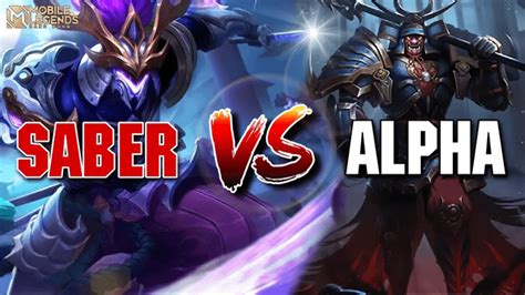 Saber VS Alpha Who Would You Choose? Comment Down Below! : r/MobileLegendsGame