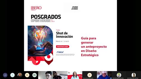 Shot de Innovación Guía para generar un anteproyecto para la Maestría