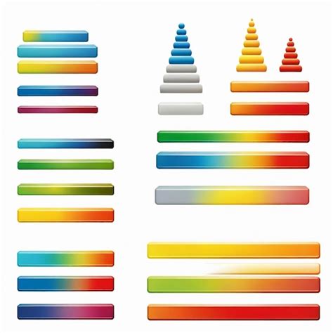 Um Conjunto De Quatro Caixas De Cores Diferentes Cores Diferentes