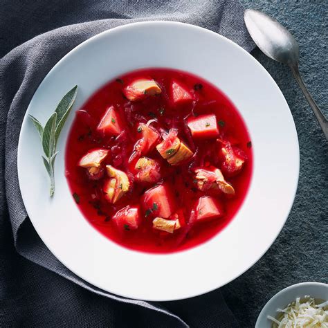 Beet, Potato & Chicken Soup | Chicken.ca