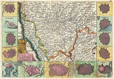 Research in Piedmont - Italy County Maps and Atlases