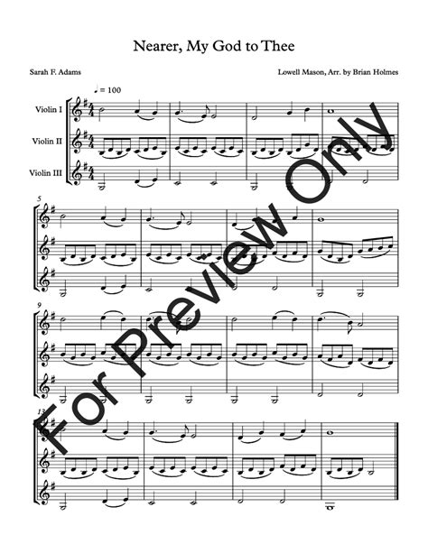 8 Sacred Arrangements For Violin Duet Or Trio Vi Jw Pepper Sheet Music