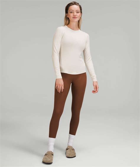 Lululemon Hold Tight Long Sleeve Shirt White Opal Lulu Fanatics