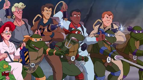 The Real Ghostbusters team-up with Teenage Mutant Ninja Turtles in ...