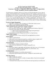 Final Exam Studyguide Spring Docx In Class Final Exam Study