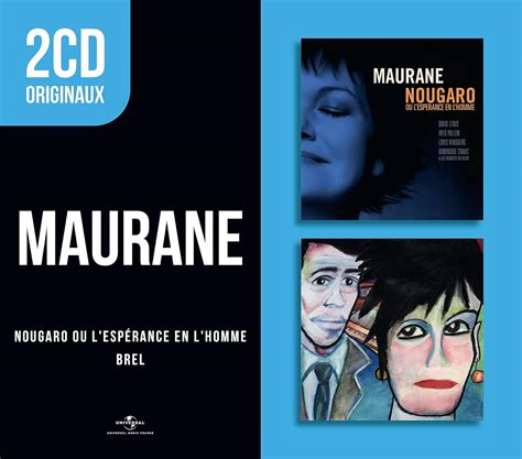 Cd Originaux Nougaro Ou L Esp Rance En L Homme Brel Maurane