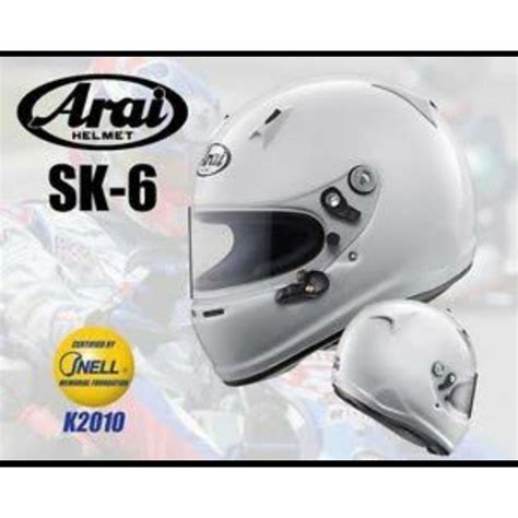 Jual Arai SK6 PED Snell Go Kart Karting Indonesia Shopee Indonesia