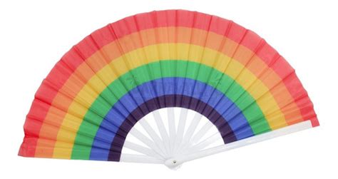 Abanico Grande Pl Stico Tela Bandera Orgullo Gay Pride Lgbt Mercadolibre