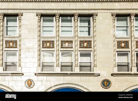 Facade Of Art Deco Building Stock Photo Alamy