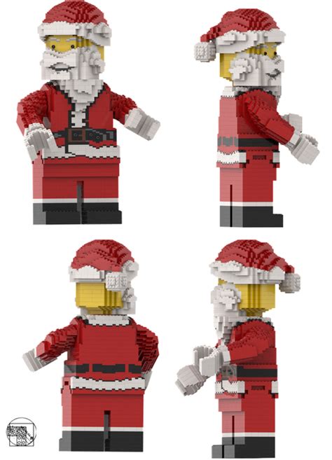 Lego Moc Maxi Figure Santa Claus By Rebrickable