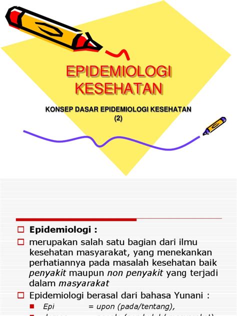 PDF EPIDEMIOLOGI KESEHATAN DOKUMEN TIPS