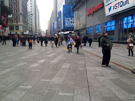 PHOTOS: The Mayor May Not Be Permanent, But the Times Square Pedestrian ...