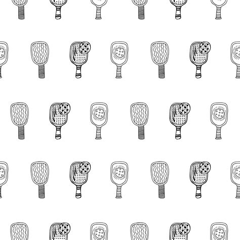 Pickleball Paddle Pattern Wallpaper - Murals Your Way