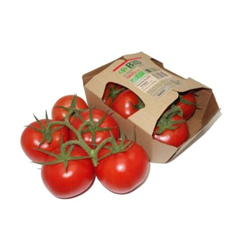 Tomate ronde en grappe Bio CARREFOUR BIO la barquette de 600g à Prix